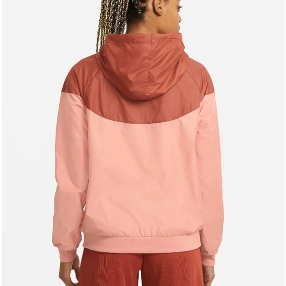 Nike Jackets & Coats | Nike Womens Windbreaker Full Zip Hooded Jacket | Poshmark